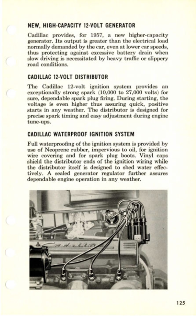 1957 Cadillac Salesmans Data Book Page 154